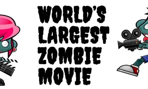 world's largest zombie movie