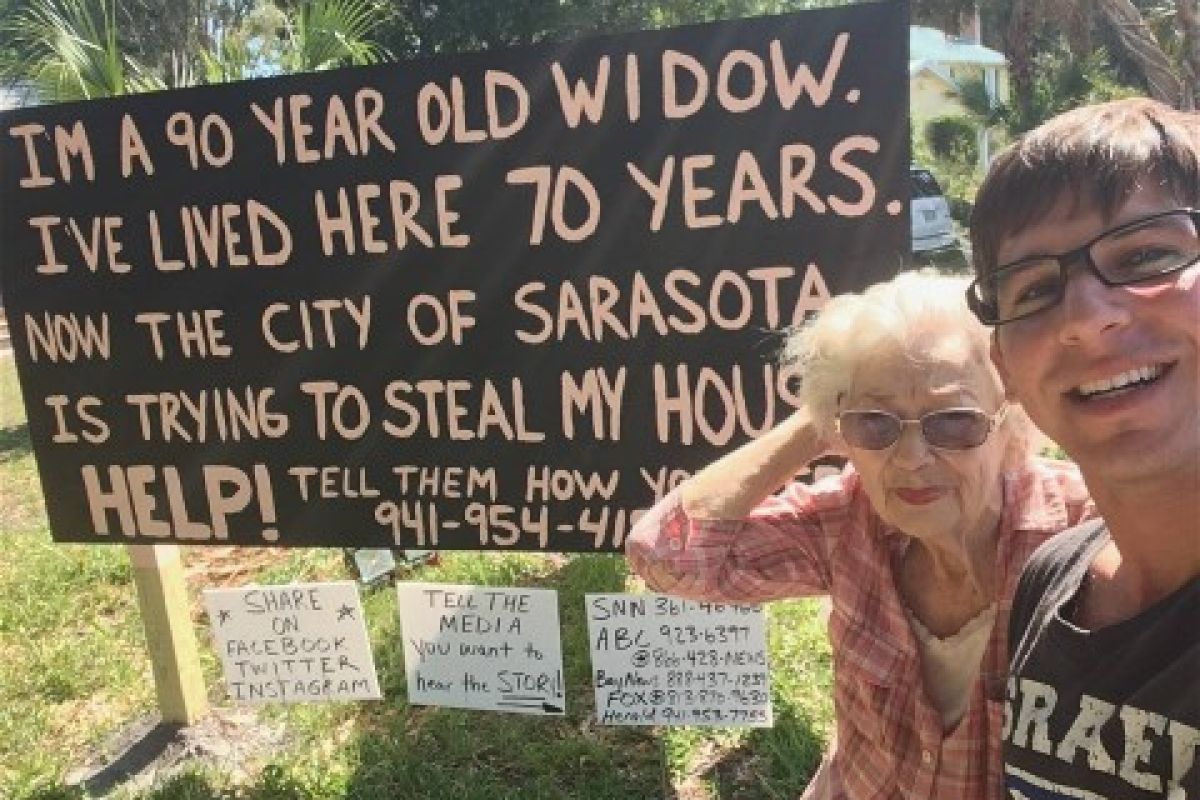 Marie Sikorski is 90 Years Old and Could Lose Her House to The City of Sarasota