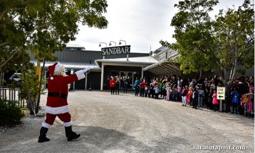Early Christmas Presents at The Sandbar Restaurant on Anna Maria Island, FL