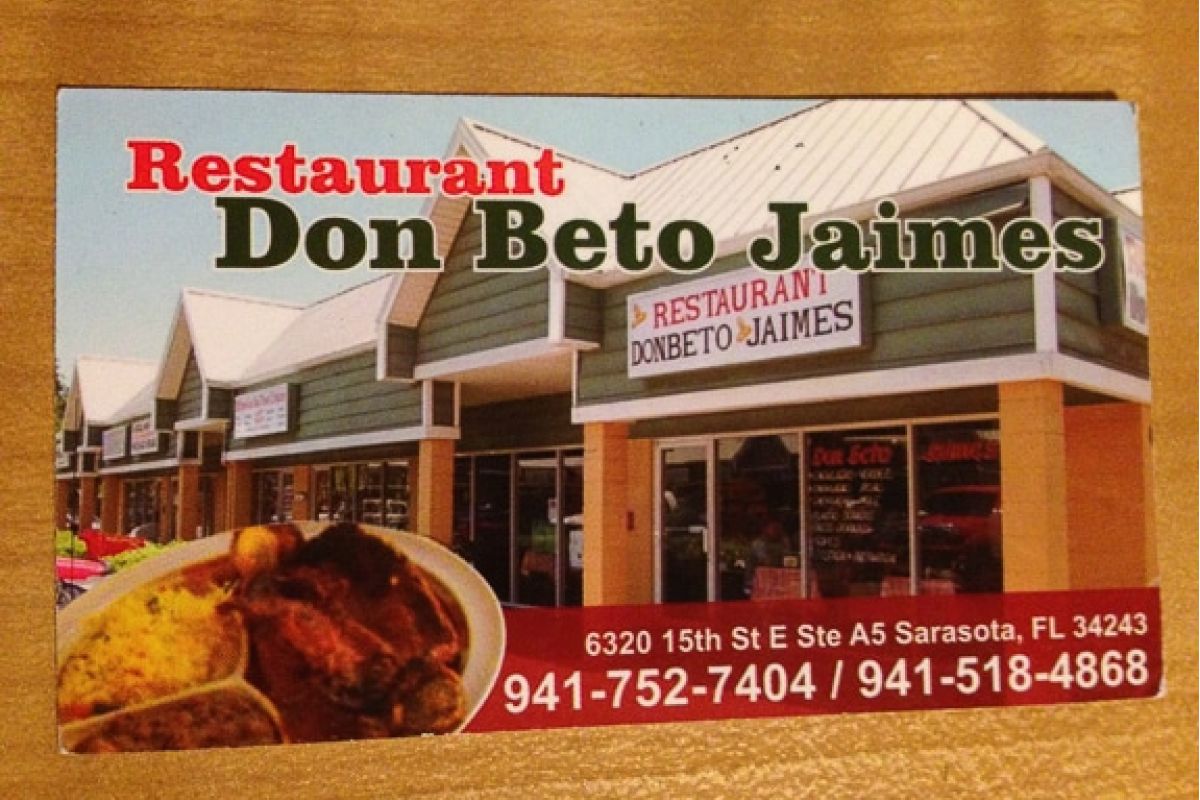 Need Tacos, Sarasota? Visit Don Beto Jaimes