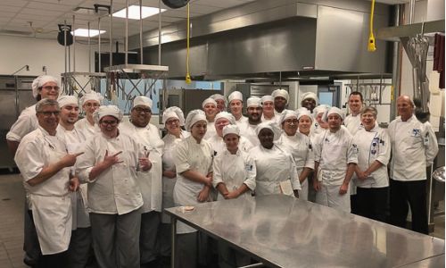 Chef Paul Mattison Cooks with Manatee Technical College Culinary Program Students
