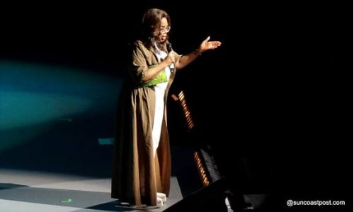 Oprah Kicks Off “Vision 2020” Tour with Lady Gaga in Ft. Lauderdale