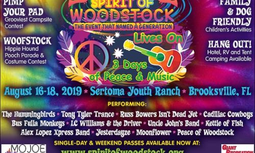 Spirit of Woodstock Lives On! Three Days of Peace & Music in Brooksville, FL
