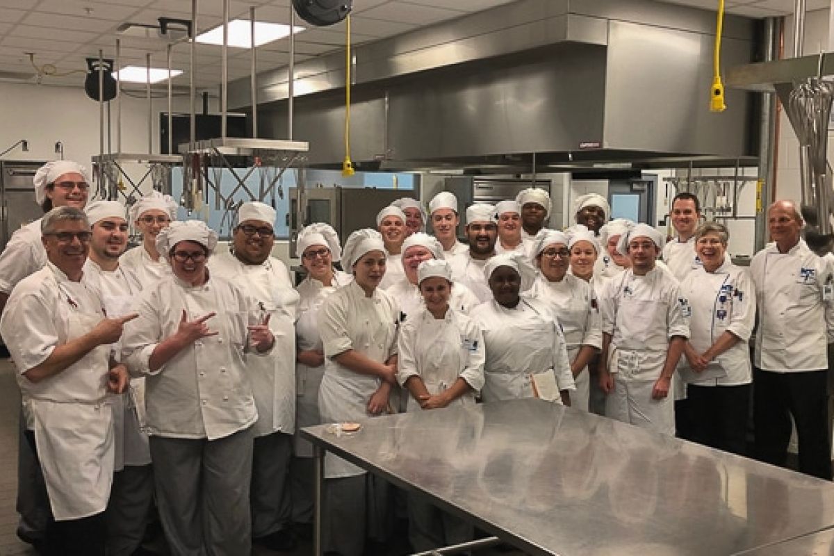 Chef Paul Mattison Cooks with Manatee Technical College Culinary Program Students