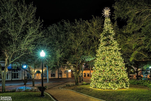 Sarasota Annual Tree Lighting is at Five Points Park in Sarasota, FL