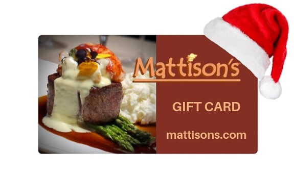 Mattison's has Holiday Gift Cards on sale.