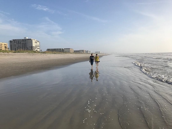 Cocoa Beach is one of Florida's Great walking beaches