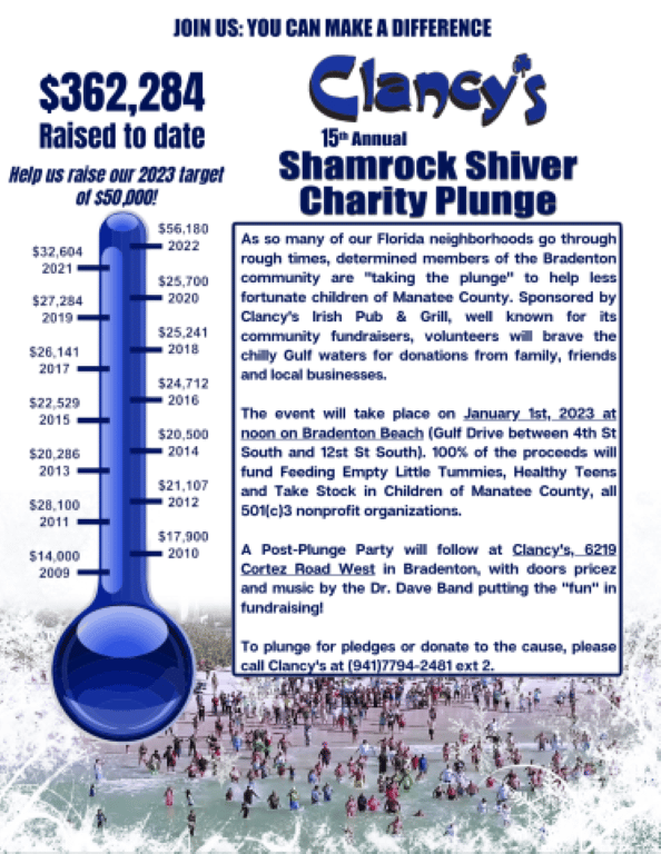 Shamrock Shiver Charity Plunge